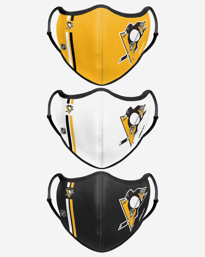 Pittsburgh Penguins Sport 3 Pack Face Cover FOCO - FOCO.com