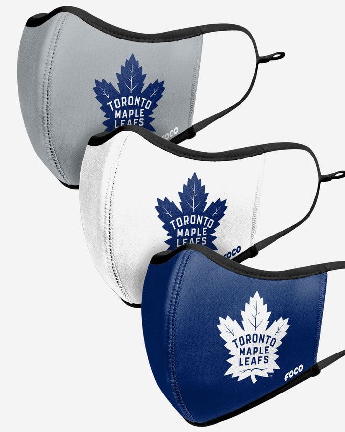 Toronto Maple Leafs Sport 3 Pack Face Cover FOCO - FOCO.com