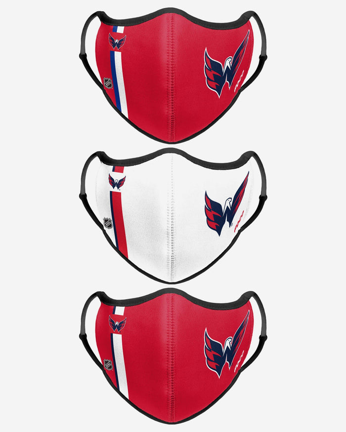 Washington Capitals Sport 3 Pack Face Cover FOCO - FOCO.com