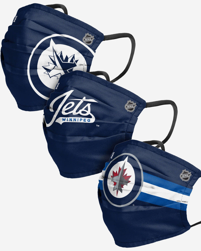 Winnipeg Jets Matchday 3 Pack Face Cover FOCO - FOCO.com