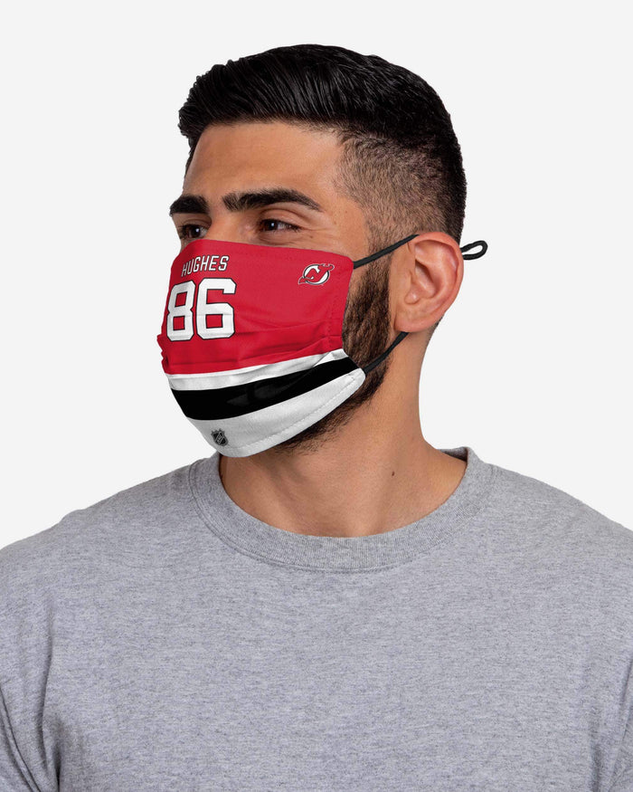 Jack Hughes New Jersey Devils Adjustable Face Cover FOCO - FOCO.com