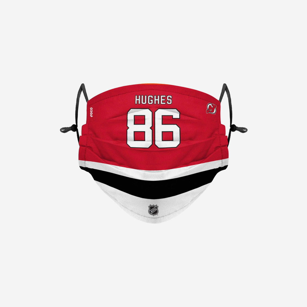 Jack Hughes New Jersey Devils Adjustable Face Cover FOCO - FOCO.com