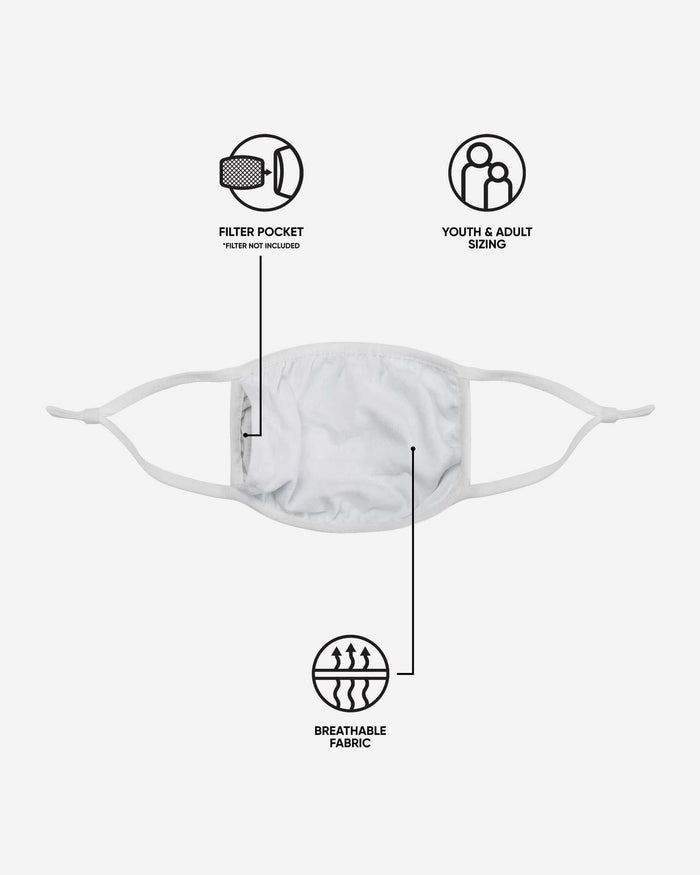 Denver Broncos Printed 2 Pack Face Cover FOCO - FOCO.com