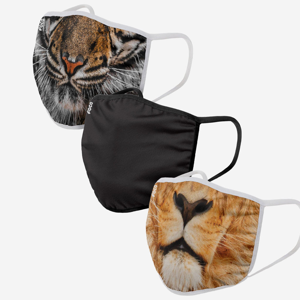 Jungle 3 Pack Face Cover FOCO - FOCO.com