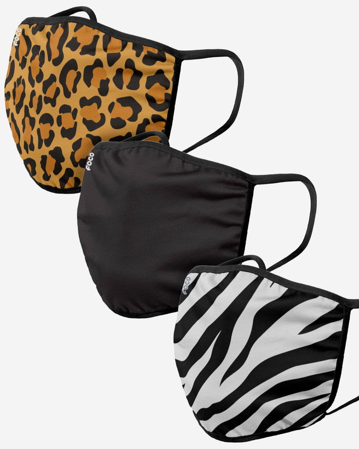 Wildlife 3 Pack Face Cover FOCO - FOCO.com