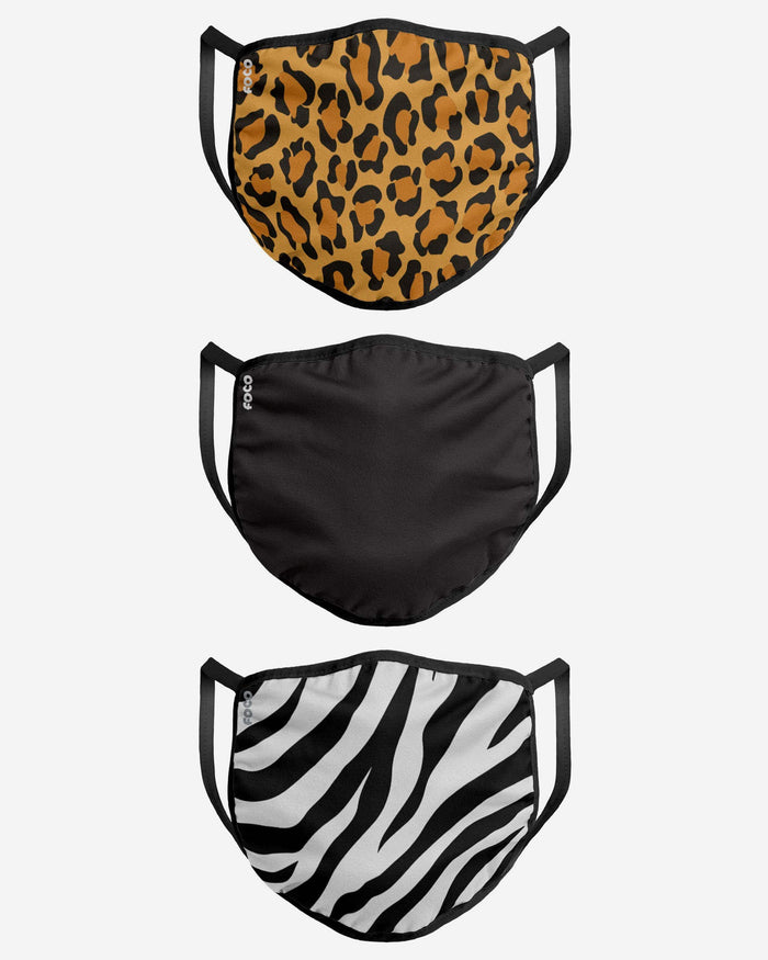 Wildlife 3 Pack Face Cover FOCO - FOCO.com