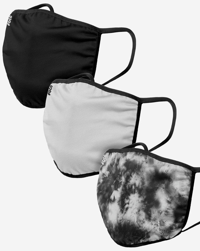 Black & White 3 Pack Face Cover FOCO - FOCO.com