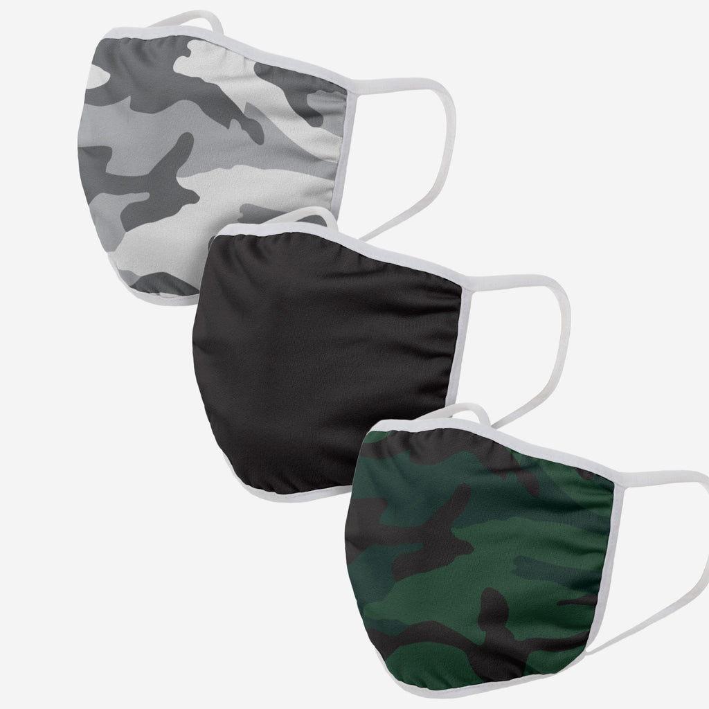 Camo 3 Pack Face Cover FOCO - FOCO.com