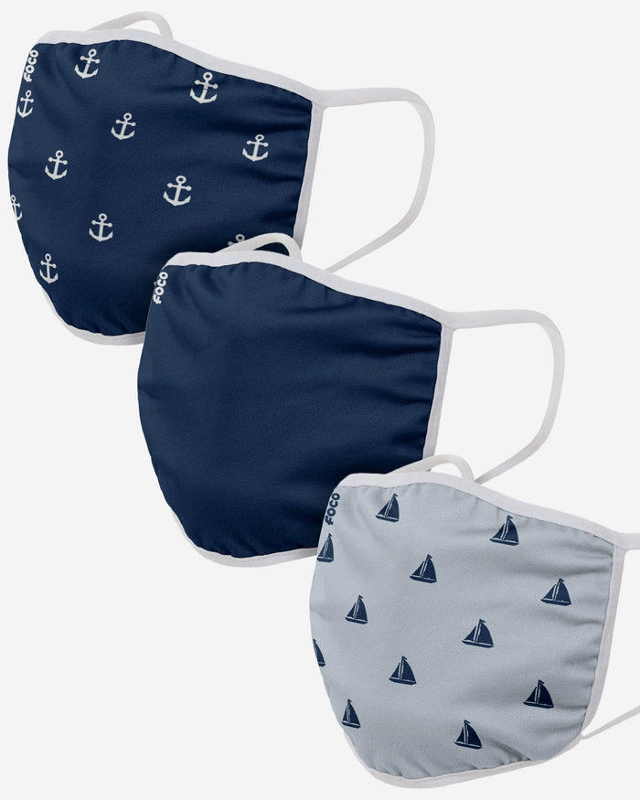 Nautical 3 Pack Face Cover FOCO - FOCO.com