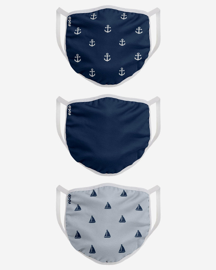 Nautical 3 Pack Face Cover FOCO - FOCO.com