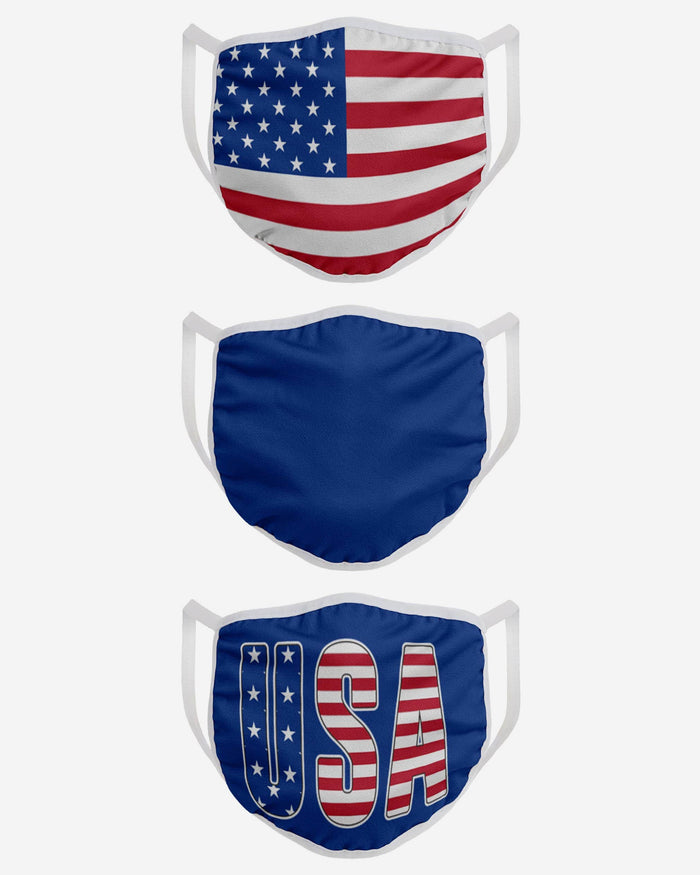 Americana 3 Pack Face Cover FOCO - FOCO.com