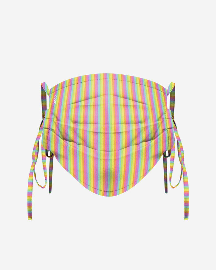 Pastel Stripes Tie-Back Face Cover FOCO - FOCO.com