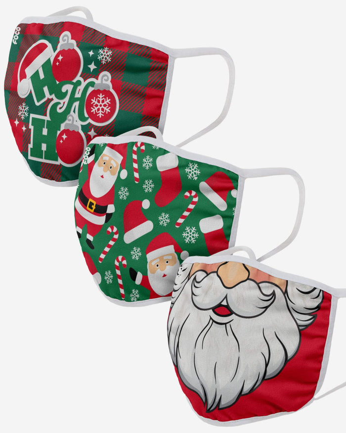 Christmas 3 Pack Face Cover FOCO - FOCO.com