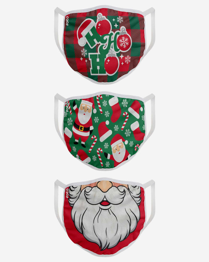 Christmas 3 Pack Face Cover FOCO - FOCO.com