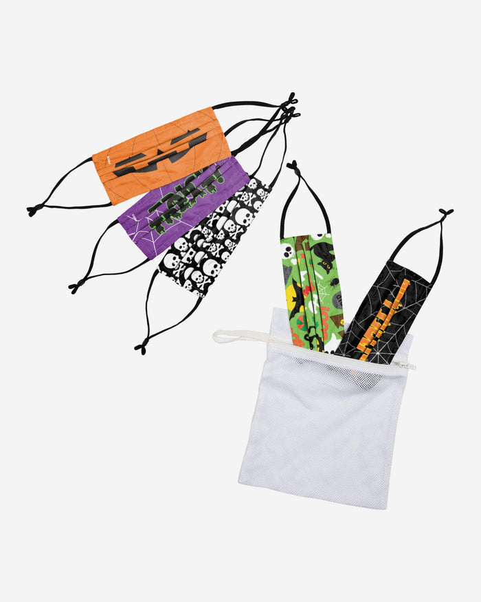 Halloween Youth Adjustable 5 Pack Face Cover FOCO - FOCO.com