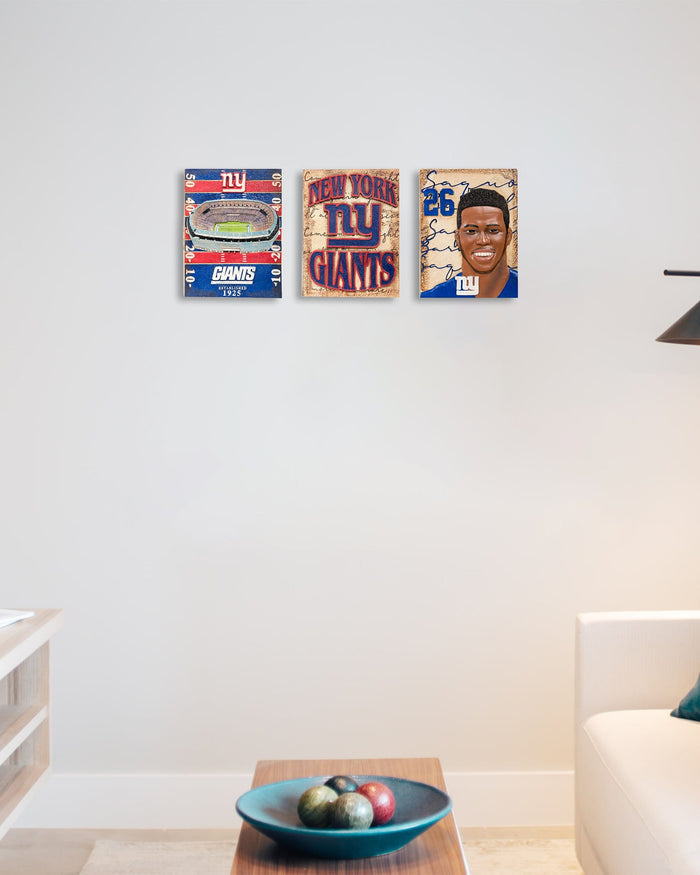 New York Giants Team Logo Wall Plaque FOCO - FOCO.com