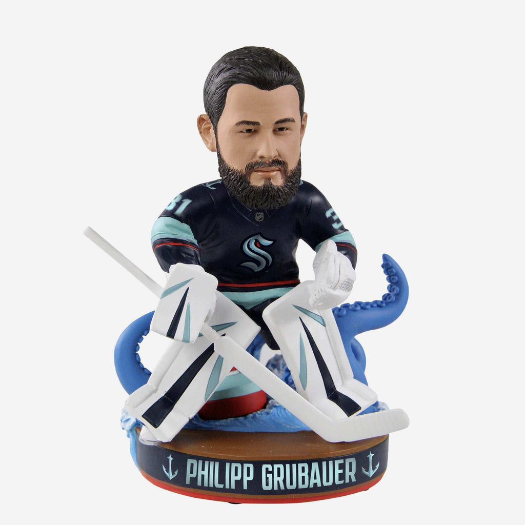 Philipp Grubauer Seattle Kraken Inaugural Bobblehead FOCO - FOCO.com