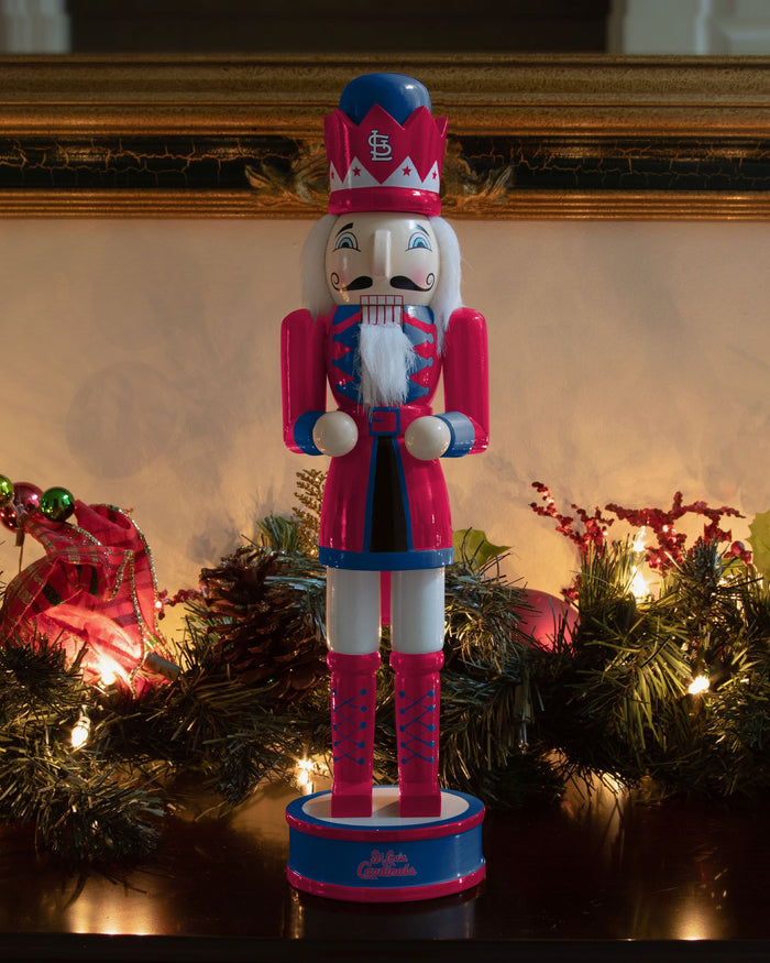 St Louis Cardinals Team Spirit Nutcracker FOCO - FOCO.com