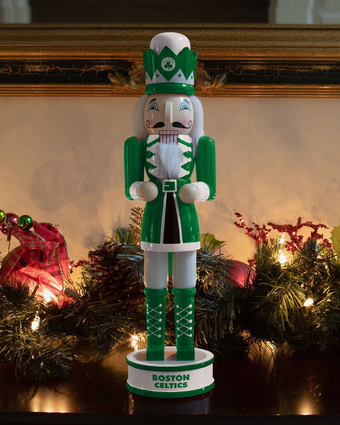 Boston Celtics Team Spirit Nutcracker FOCO - FOCO.com