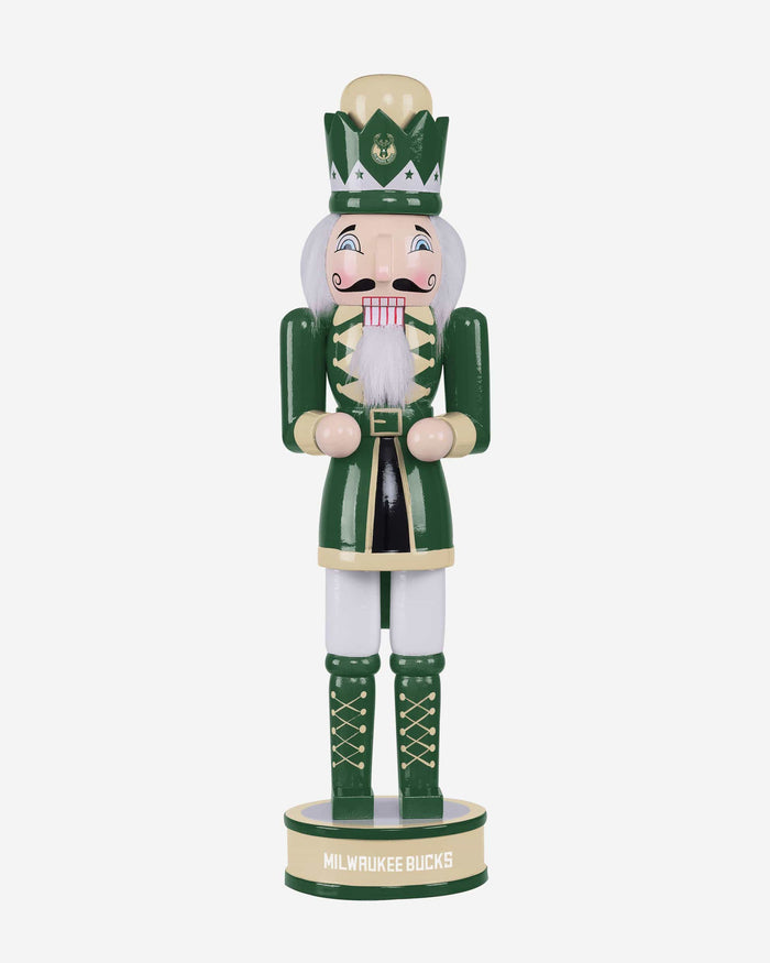 Milwaukee Bucks Team Spirit Nutcracker FOCO - FOCO.com