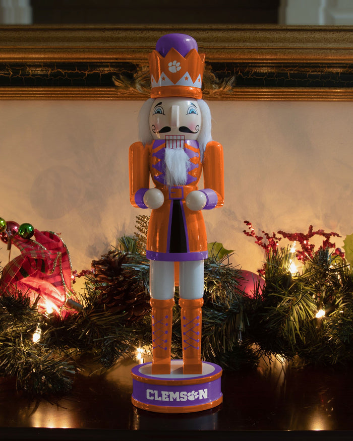 Clemson Tigers Team Spirit Nutcracker FOCO - FOCO.com