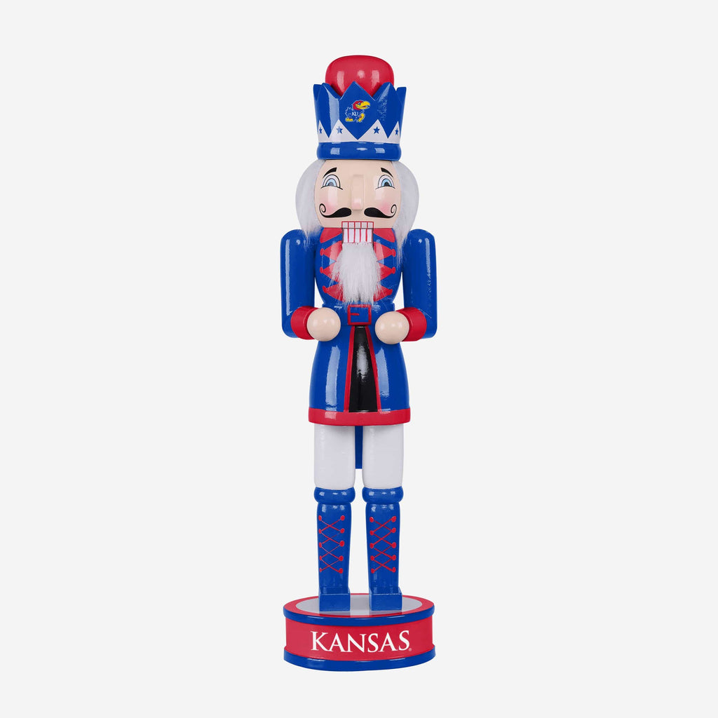 Kansas Jayhawks Team Spirit Nutcracker FOCO - FOCO.com