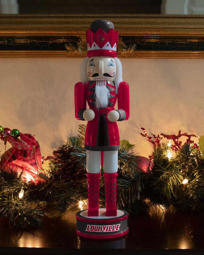 Louisville Cardinals Team Spirit Nutcracker FOCO - FOCO.com