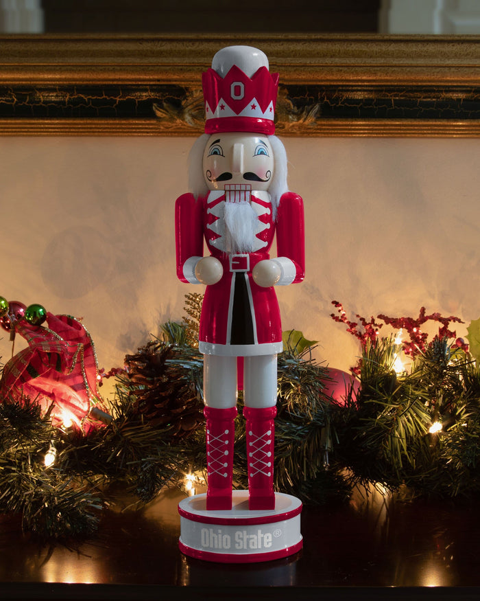 Ohio State Buckeyes Team Spirit Nutcracker FOCO - FOCO.com