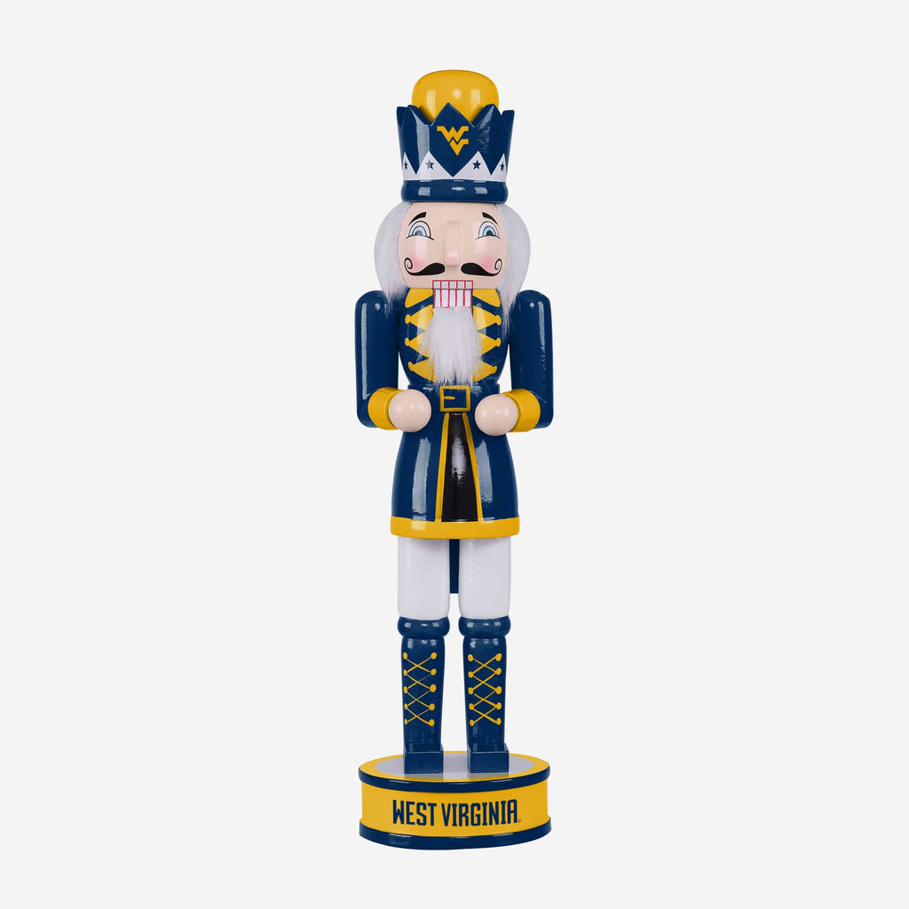 West Virginia Mountaineers Team Spirit Nutcracker FOCO - FOCO.com