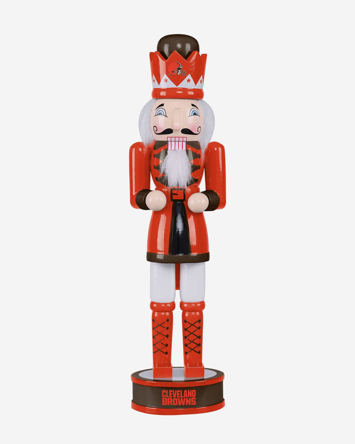 Cleveland Browns Team Spirit Nutcracker FOCO - FOCO.com