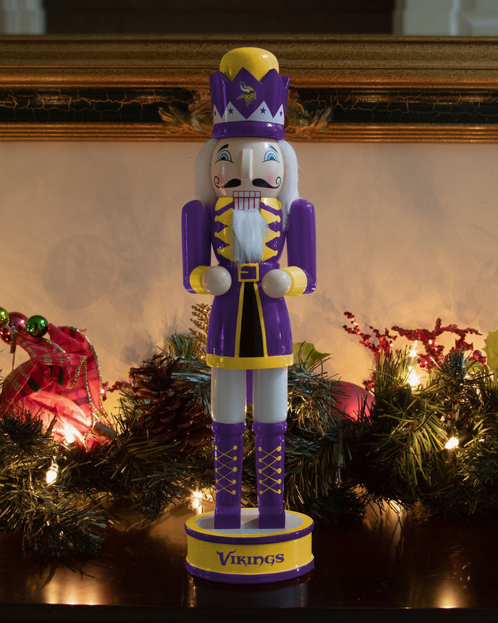 Minnesota Vikings Holiday Nutcracker FOCO - FOCO.com