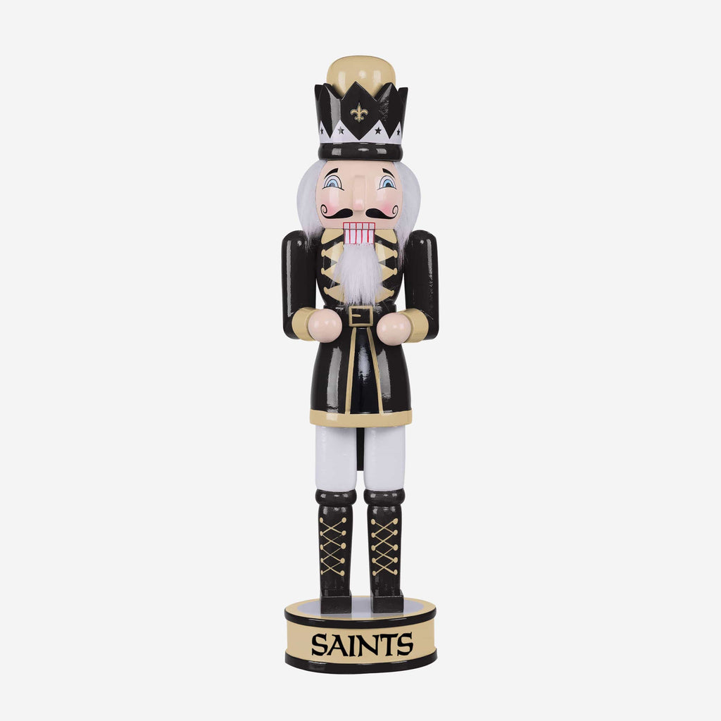 New Orleans Saints Team Spirit Nutcracker FOCO - FOCO.com