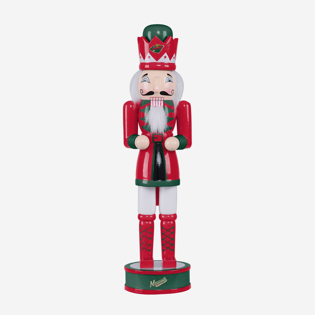 Minnesota Wild Team Spirit Nutcracker FOCO - FOCO.com