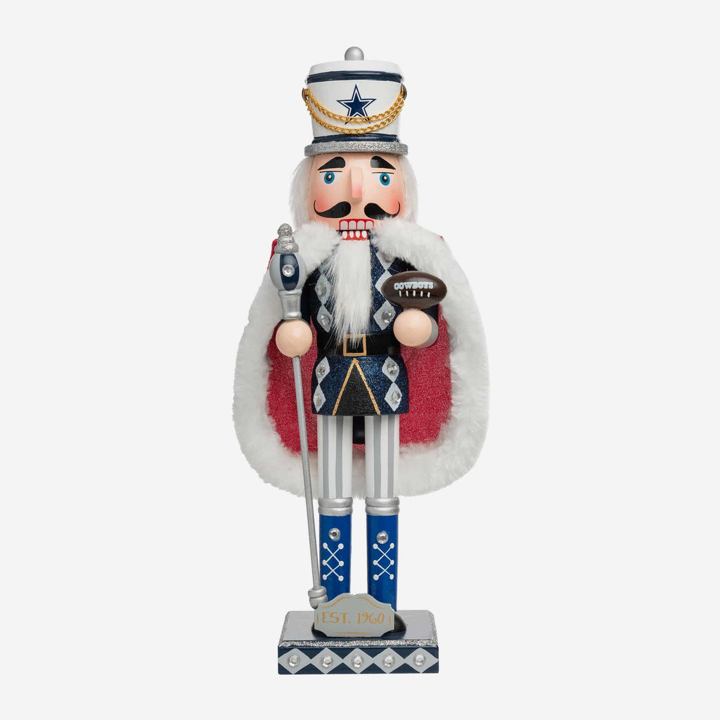 Dallas Cowboys Glitter Nutcracker FOCO - FOCO.com