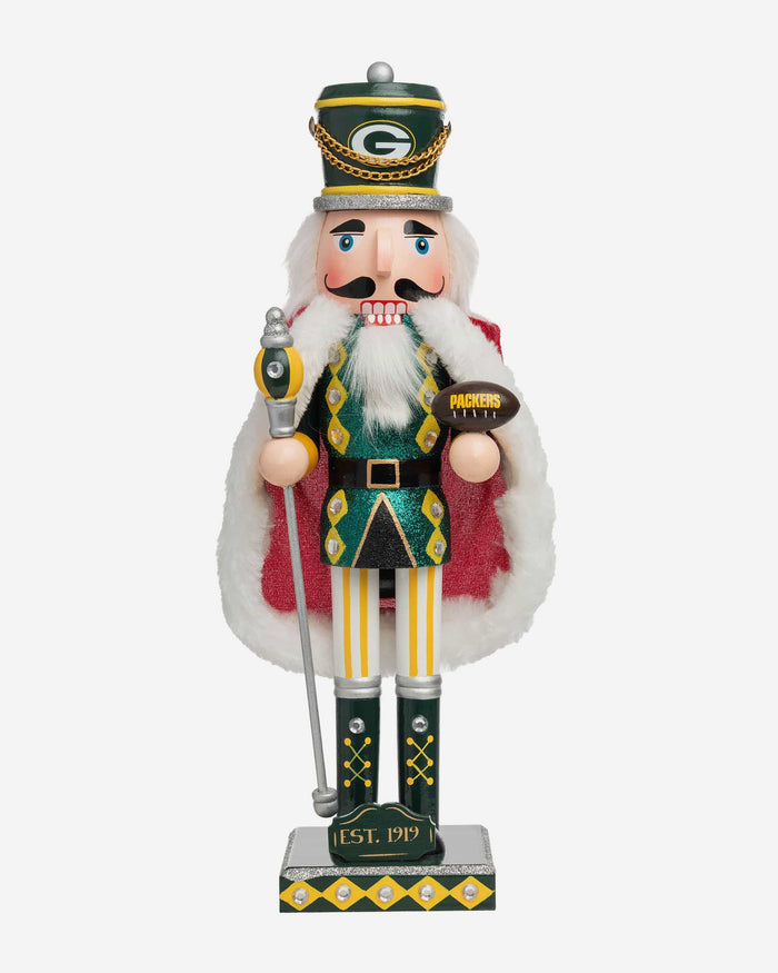 Green Bay Packers Glitter Nutcracker FOCO - FOCO.com