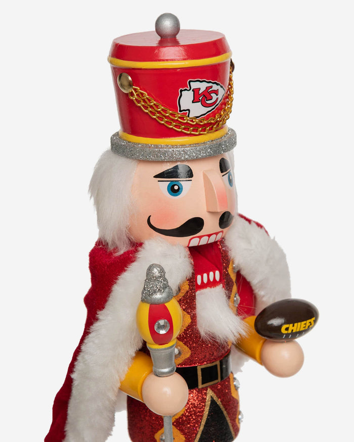 Kansas City Chiefs Glitter Nutcracker FOCO - FOCO.com