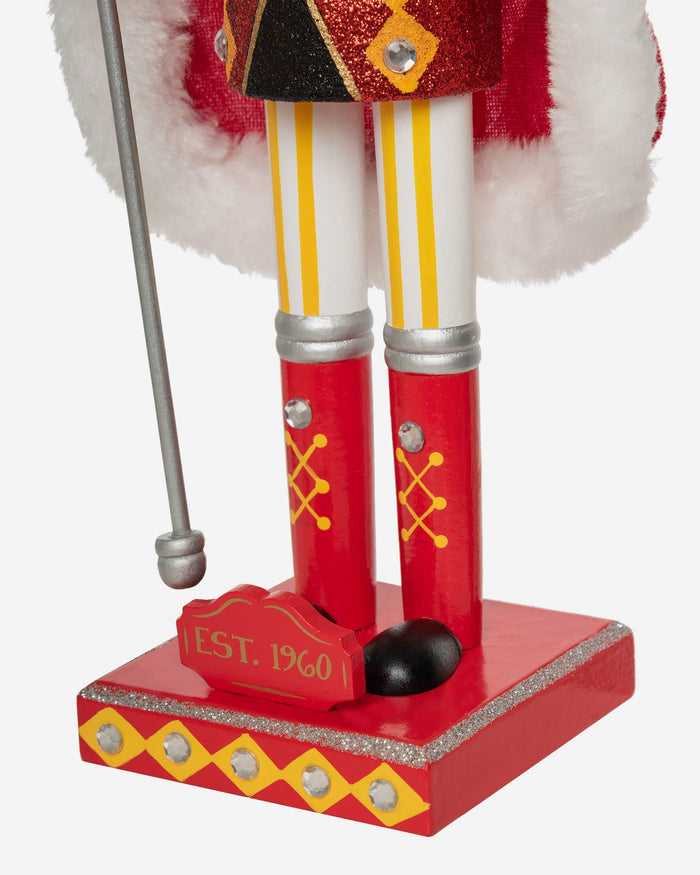 Kansas City Chiefs Glitter Nutcracker FOCO - FOCO.com