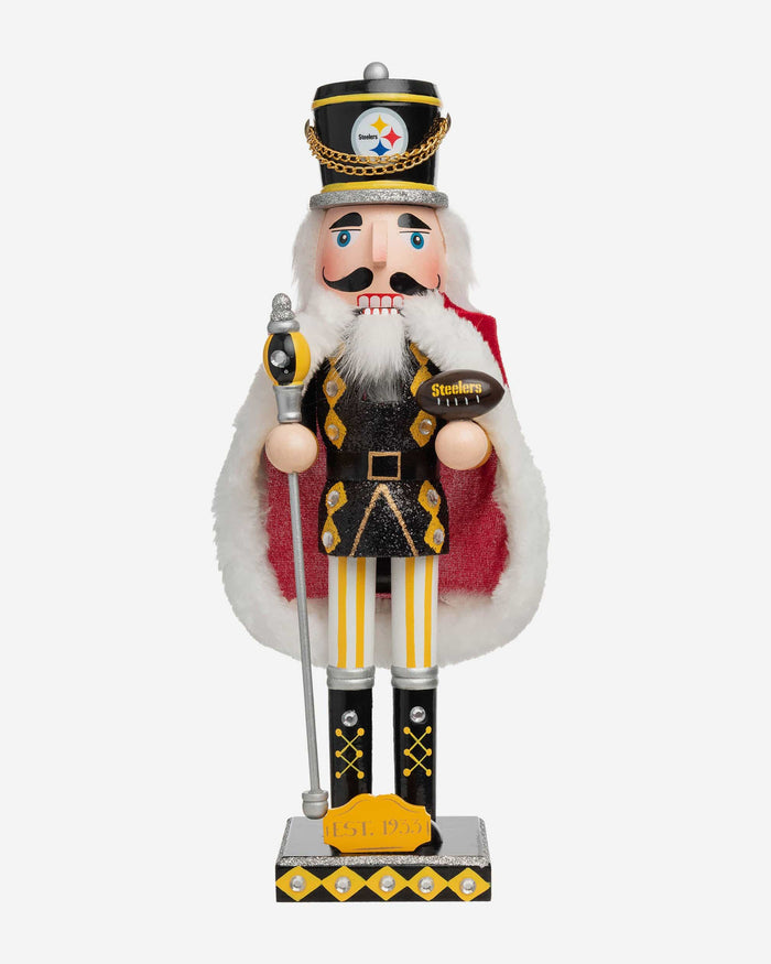 Pittsburgh Steelers Glitter Nutcracker FOCO - FOCO.com