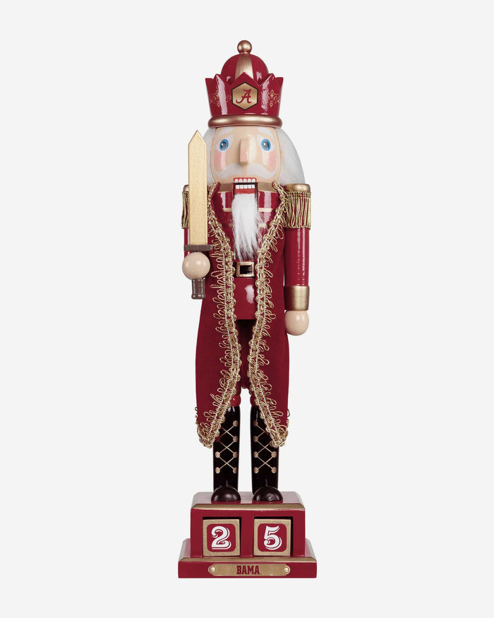 Alabama Crimson Tide Countdown Nutcracker FOCO - FOCO.com