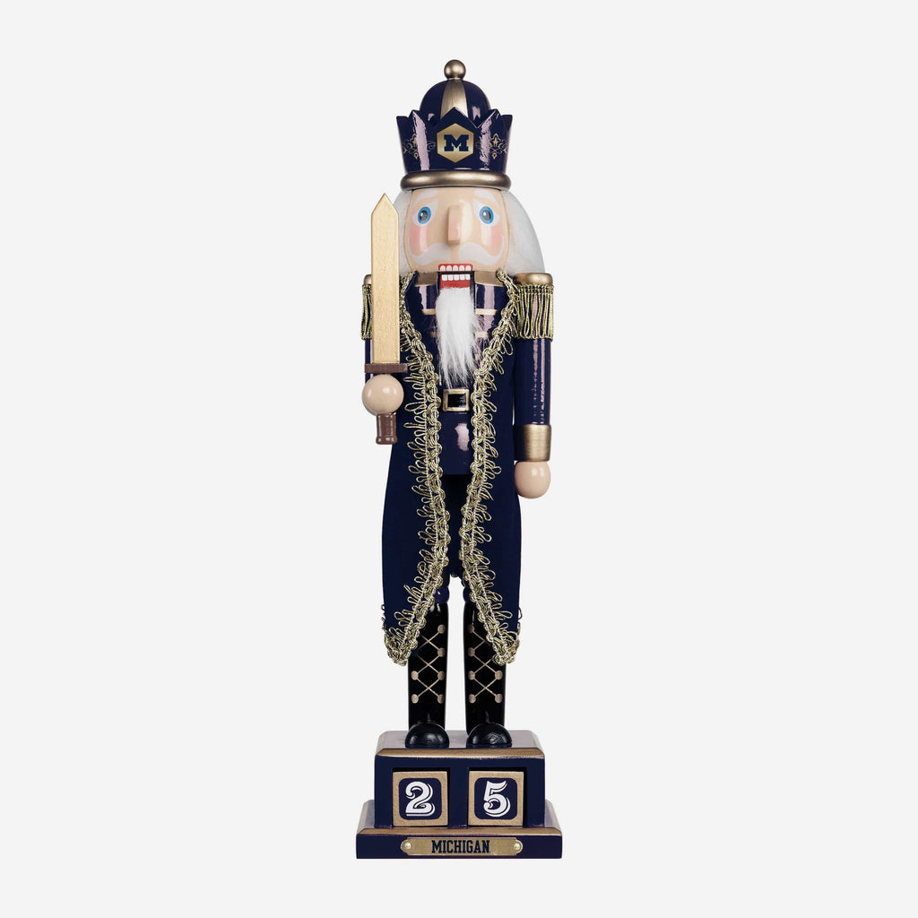 Michigan Wolverines Countdown Nutcracker FOCO - FOCO.com