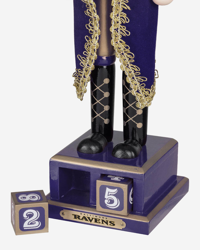 Baltimore Ravens Countdown Nutcracker FOCO - FOCO.com