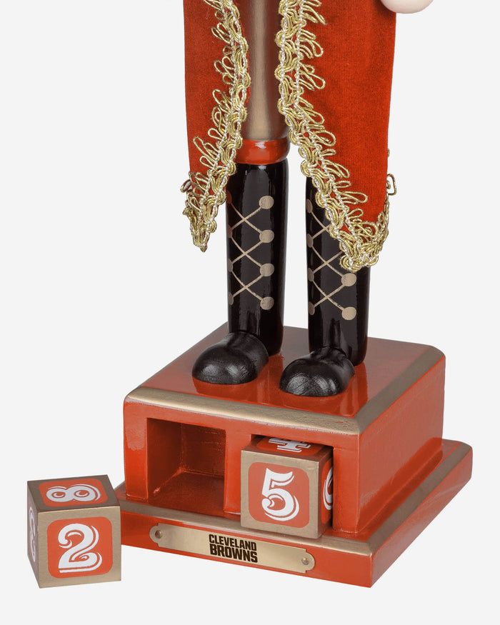 Cleveland Browns Countdown Nutcracker FOCO - FOCO.com