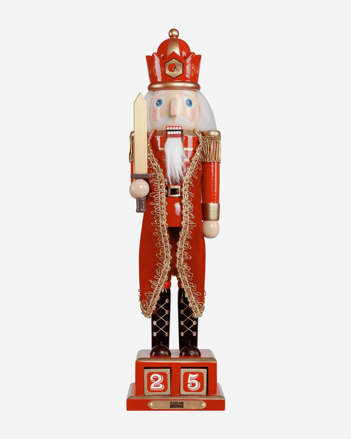 Cleveland Browns Countdown Nutcracker FOCO - FOCO.com