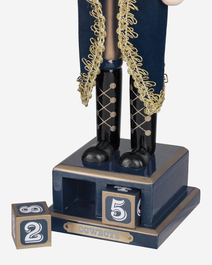 Dallas Cowboys Countdown Nutcracker FOCO - FOCO.com