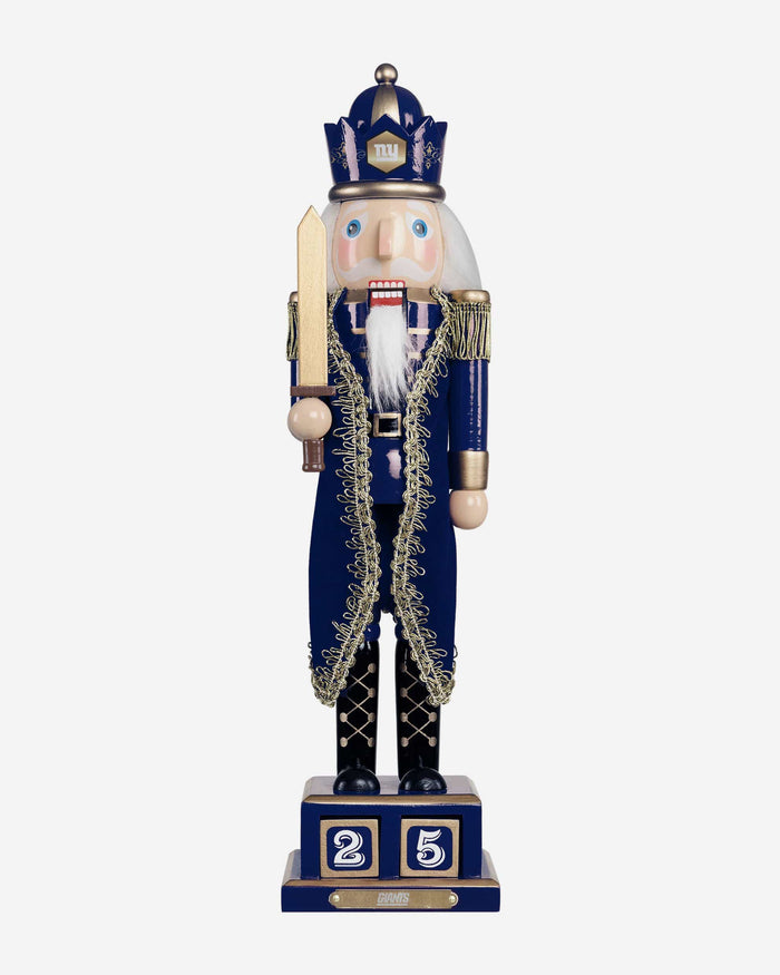 New York Giants Countdown Nutcracker FOCO - FOCO.com