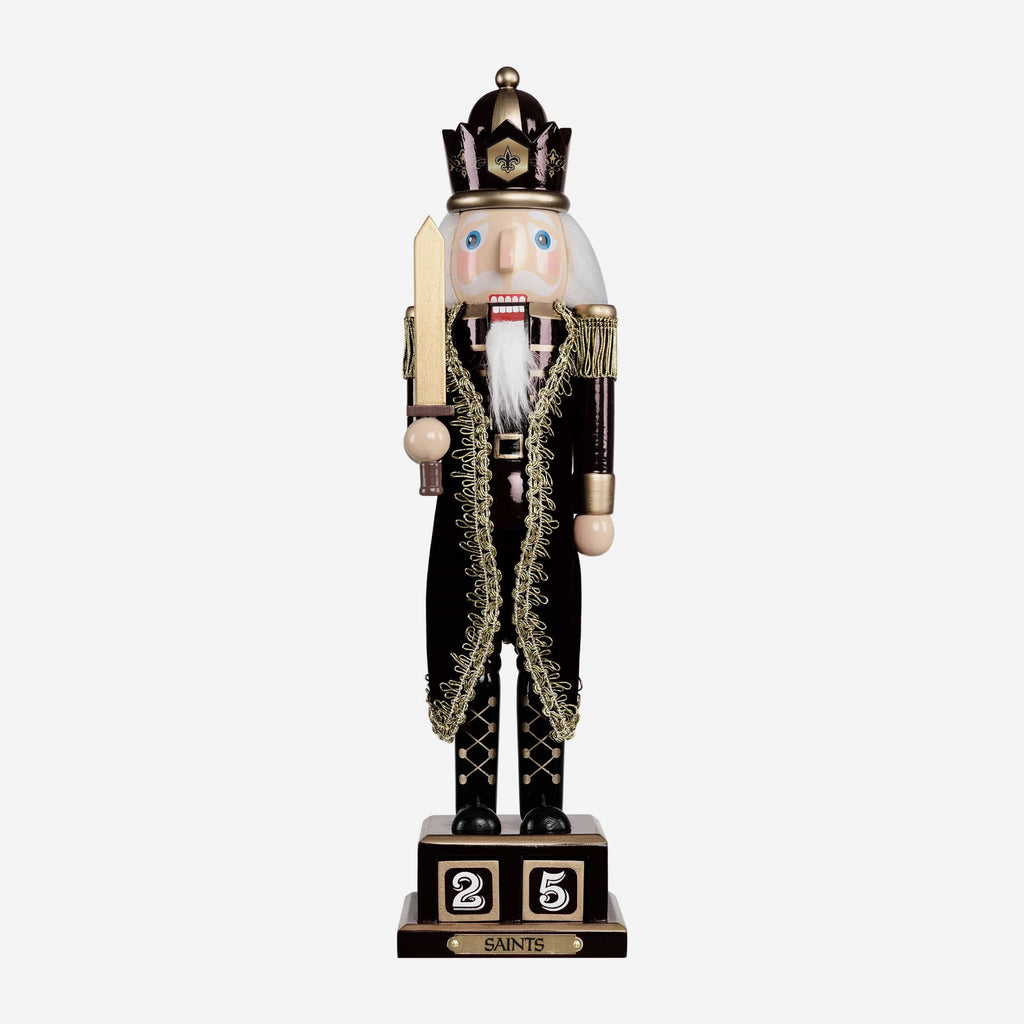 New Orleans Saints Countdown Nutcracker FOCO - FOCO.com