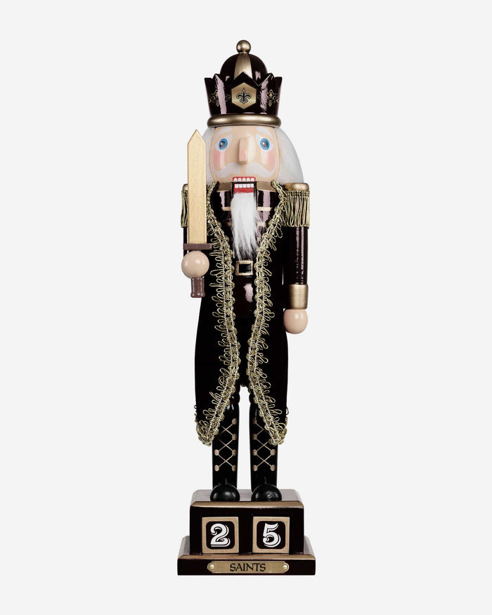 New Orleans Saints Countdown Nutcracker FOCO - FOCO.com