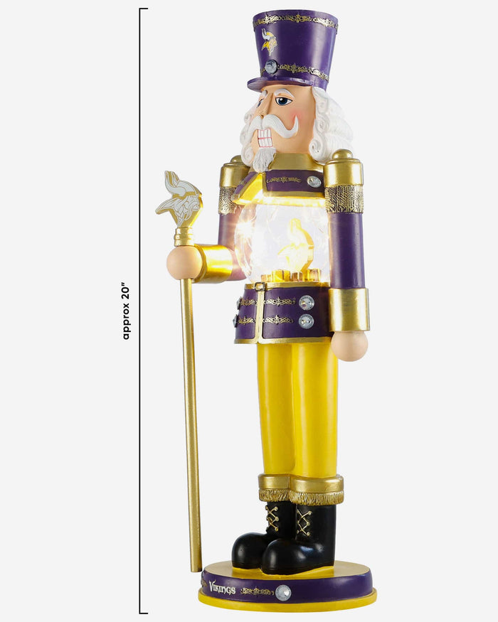 Minnesota Vikings Light Up Nutcracker FOCO - FOCO.com