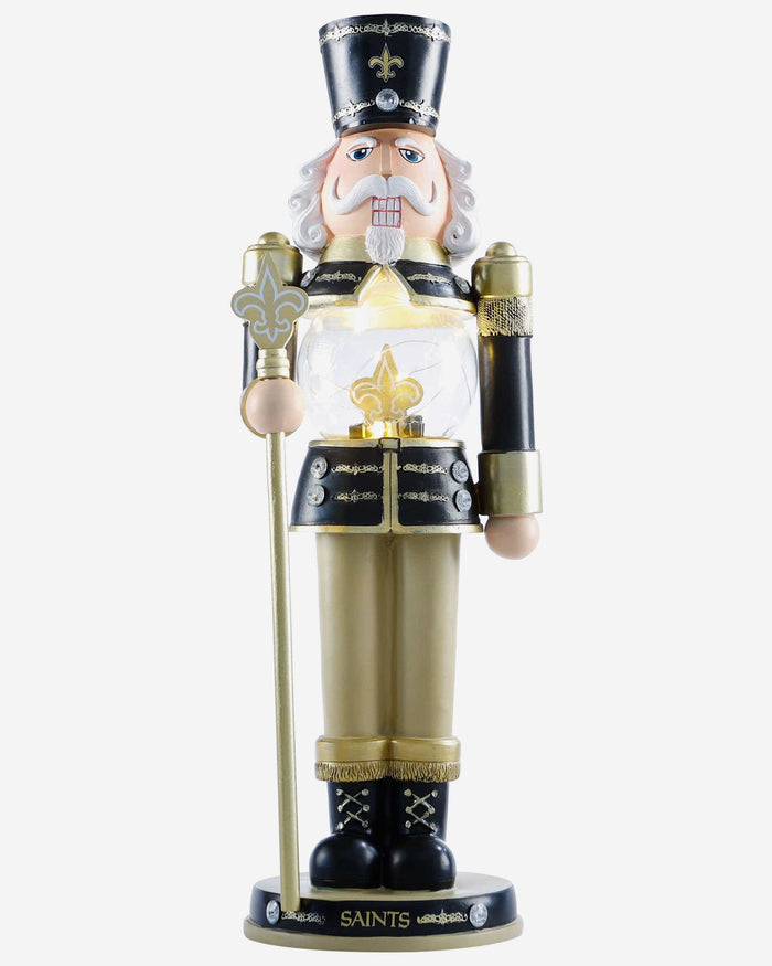 New Orleans Saints Light Up Nutcracker FOCO - FOCO.com