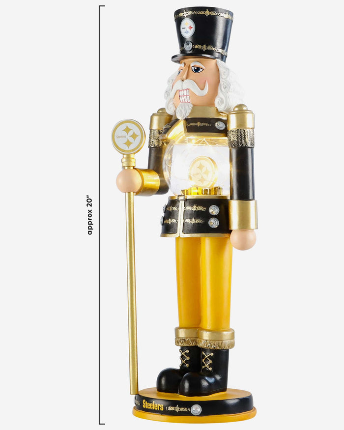 Pittsburgh Steelers Light Up Nutcracker FOCO - FOCO.com